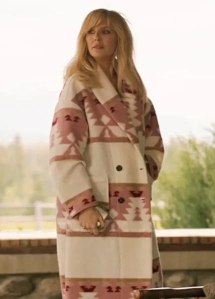 beth-dutton-pink-printed-coat