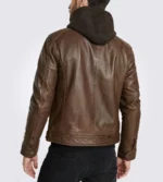 Eric Brown Hooded Leather Jacket 02