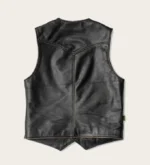 Grandbluff Mens Black Leather Vest 1 2