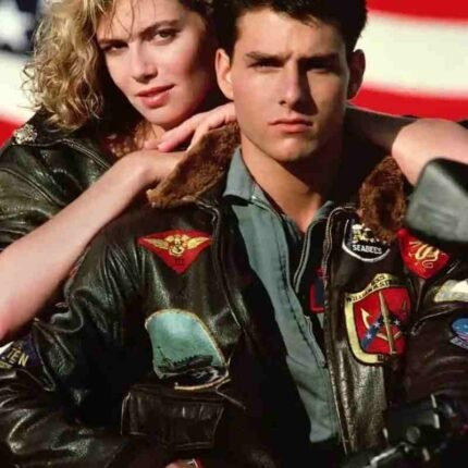 Mens Top Gun Tom Cruise Leather Jacket