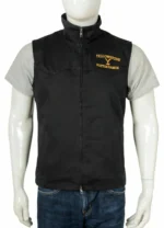 Yellowstone John Dutton Black Vest TheLeatherJacketer 001