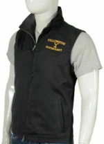 Yellowstone John Dutton Black Vest TheLeatherJacketer 003