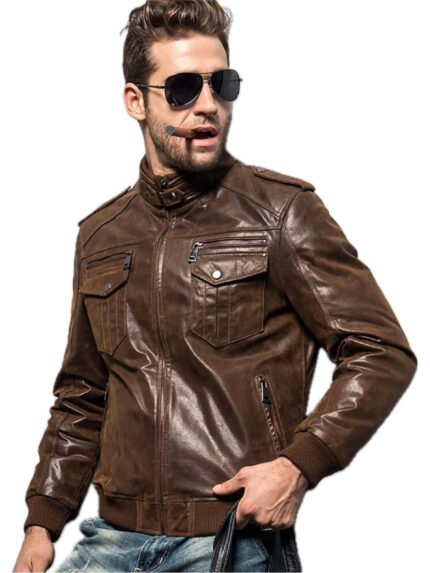 Bomber Leather Jacket