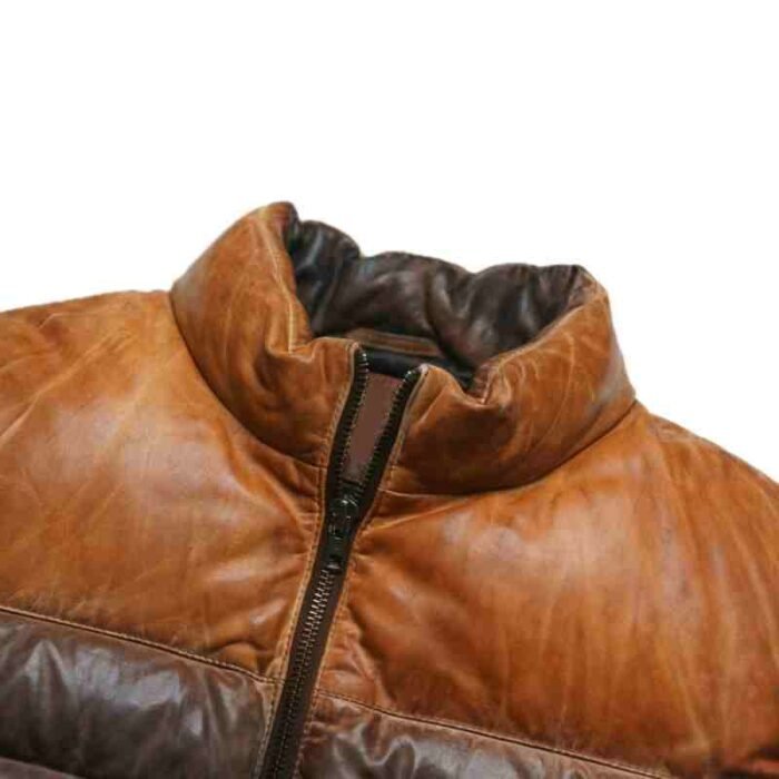 leather puffer jacket 3