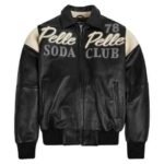 Pelle Pelle 78 Black Jacket Soda Club Original Leather A Timeless Masterpiece in Streetwear Fashion