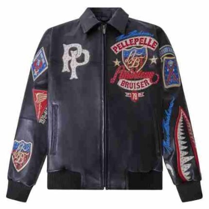 Pelle Pelle American Bruiser Black Leather Jacket