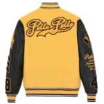 Pelle Pelle Black and Yellow Varsity Jacket A Bold Icon of Urban Style and Luxury (2)