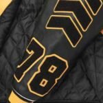 Pelle Pelle Black and Yellow Varsity Jacket A Bold Icon of Urban Style and Luxury 6