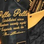 Pelle Pelle Black and Yellow Varsity Jacket A Bold Icon of Urban Style and Luxury 7