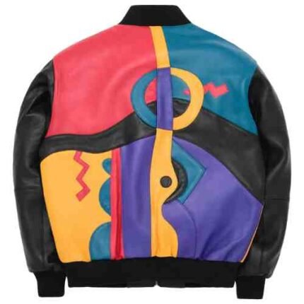 Pelle Pelle Picasso Plush Multi Color Leather Jacket