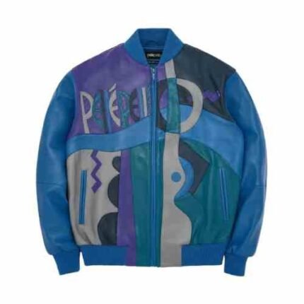 Pelle Pelle Picasso Plush Sky Blue Leather Jacket