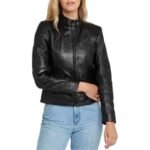 Cafe Racer Leather Jacket 1