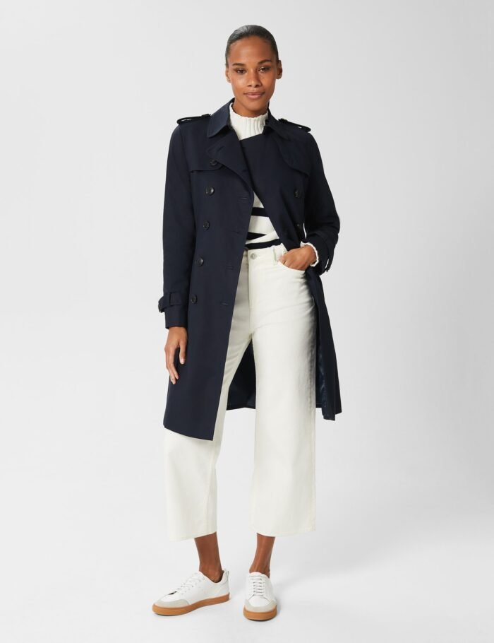 saskia belted water resistant trench coat 2 1